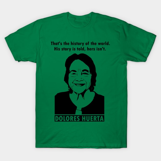 Dolores Huerta quote T-Shirt by Voices of Labor